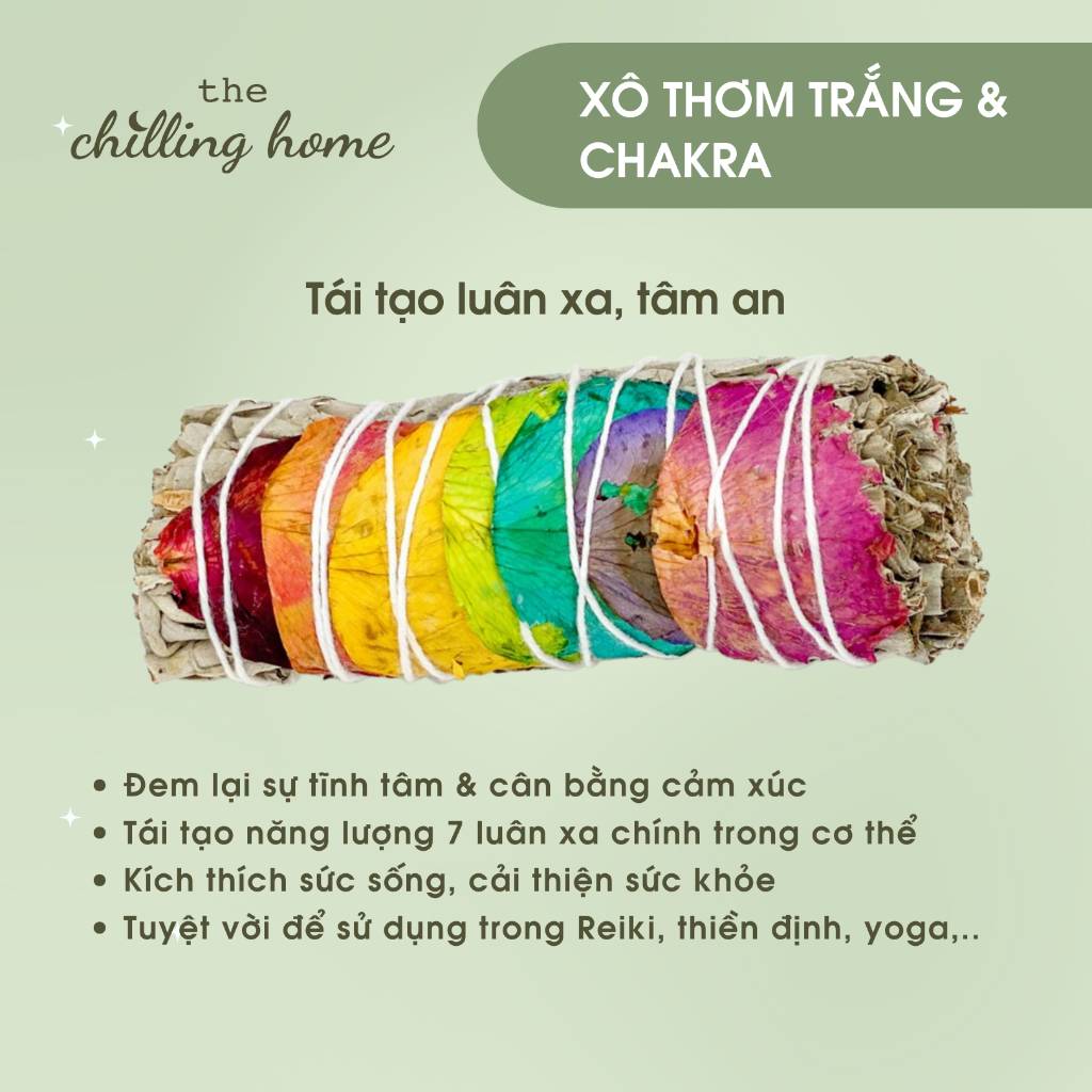 Xô Thơm 7 Màu (Chakra Sage)