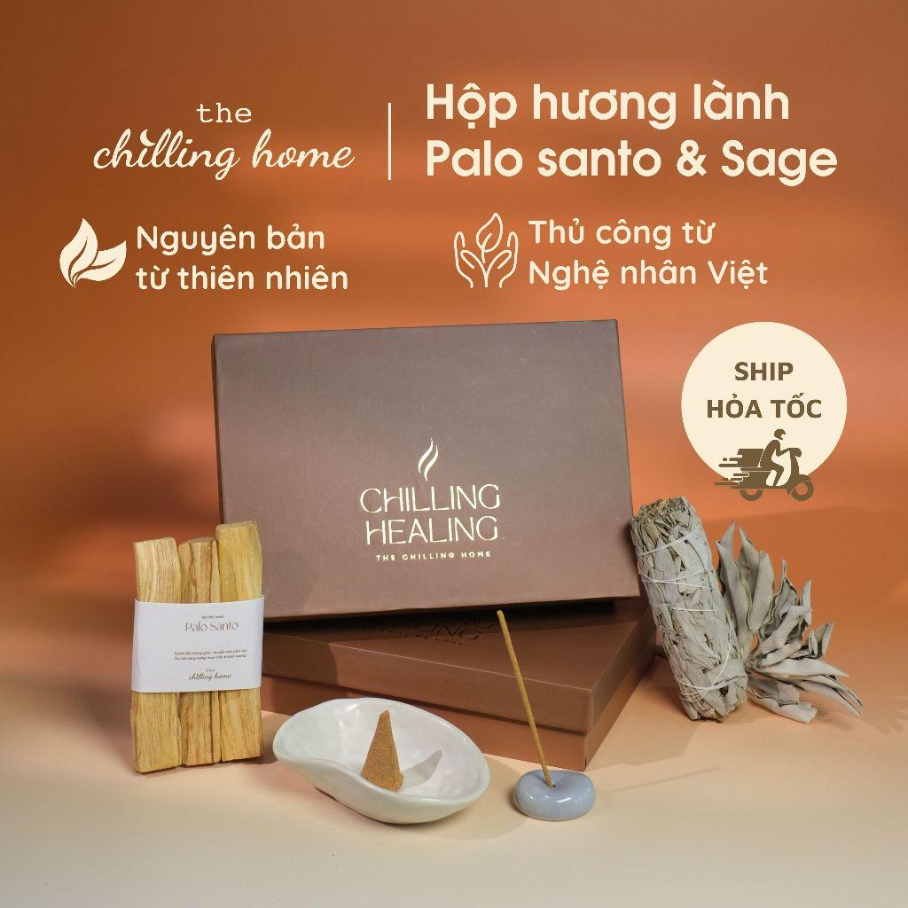 Set Quà VIP Nâu Combo Tâm An & 30 Nụ Xô Thơm & 50 Nhang Palo Tặng Đế Nụ Kim Loại